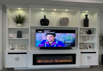 Closet Wizzard entertainment center